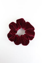 Load image into Gallery viewer, Crimson Holiday Dreamy Scrunchie 1
