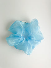 Load image into Gallery viewer, Organza Dreamy Scrunchie By Tr Sky Blue Scrunchies
