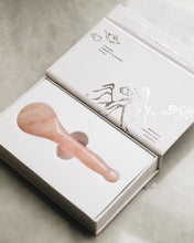 Load image into Gallery viewer, The Rose Quartz Acupressure Gua Sha Spoon By Mount Lai Skincare
