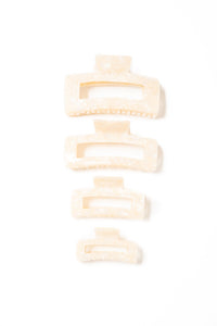 Tr X Bethany 4 Claw Clip Bundle (Value Of $86) Crème Clawclips